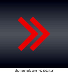 Arrow icon set. Vector.