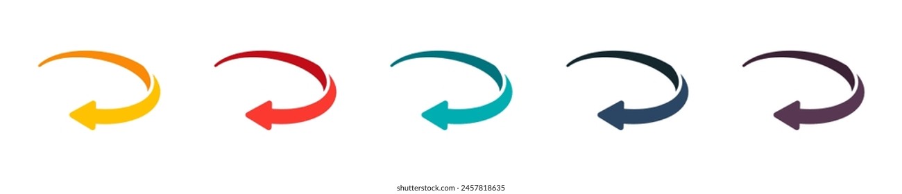  Conjunto de iconos de flecha. Colección de Vector de flecha. Iconos de flecha. Cursor de flecha. Flechas simples. Vector flechas colección.