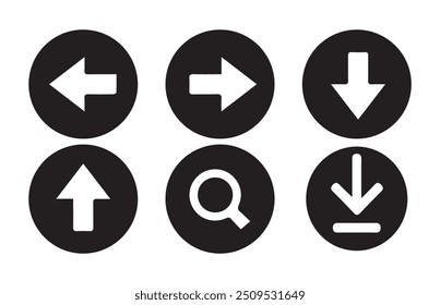 Arrow icon set. Arrow vector collection. Arrow. Cursor. Modern simple arrows. Vector illustration EPS 10