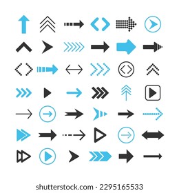 Arrow Icon Set Vector Design.