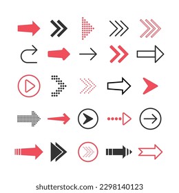 Arrow Icon Set Vector Design.