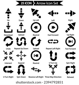 Arrow Icon Set, Vector graphics