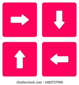 Arrow Icon Set Vector Illustration 