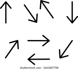 Arrow Icon Set Vector / Illustration