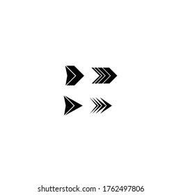 
Arrow icon set vector illustration Logo Template design