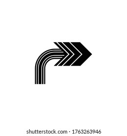 
Arrow icon set vector illustration Logo Template design