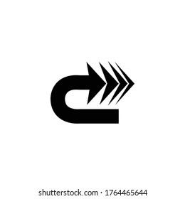 Arrow icon set vector illustration Logo Template design
