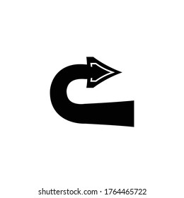 Arrow icon set vector illustration Logo Template design