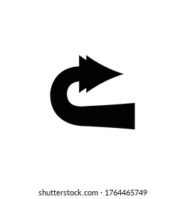 Arrow icon set vector illustration Logo Template design
