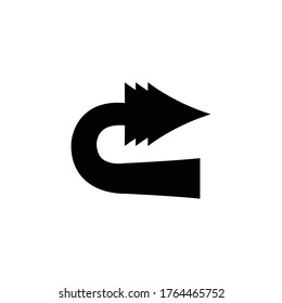 Arrow icon set vector illustration Logo Template design
