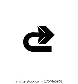 Arrow icon set vector illustration Logo Template design