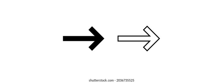 arrow icon set, arrow vector set, arrow symbol illustrations