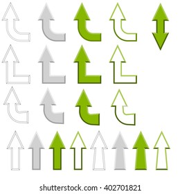 Arrow Icon set for web design