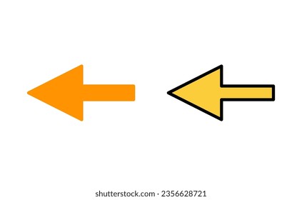 Arrow icon set for web and mobile app. Arrow sign and symbol for web design.
