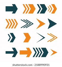 Arrow or icon arrow set | You can change color of this work can be applied and use to various print media