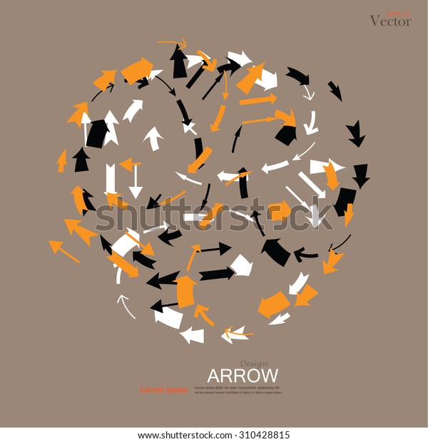 arrow\
icon set.arrow design.  arrow .vector\
illustration.