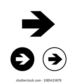 Arrow icon set.Vector illustration