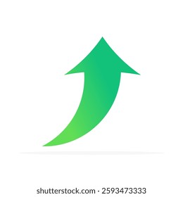 up arrow icon up arrow sign, colored flat vector. modern and minimalist design