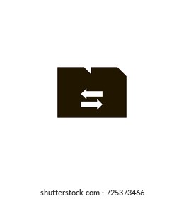 arrow icon. sign design