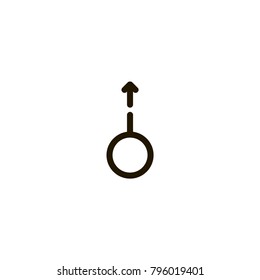 up arrow icon. sign design