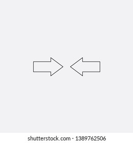 arrow icon sign signifier vector