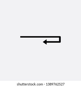 arrow icon sign signifier vector