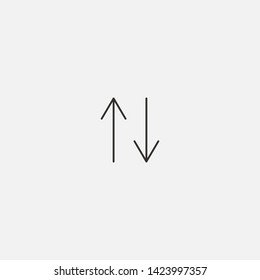 arrow icon sign signifier vector