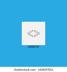 arrow icon sign signifier vector
