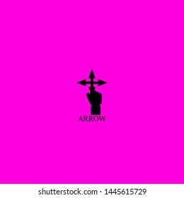 arrow icon sign signifier vector