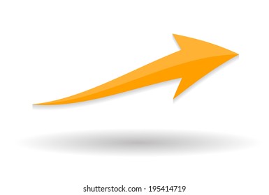 Arrow Icon Sign. Vector Illustration. 