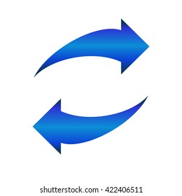Arrow Icon Sign. Vector Illustration.