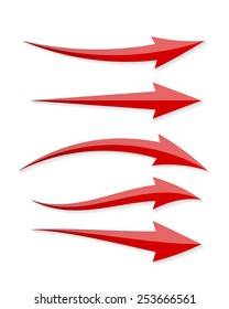 Arrow Icon Sign for Your Design. Vector Illustration. EPS10