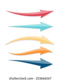Arrow Icon Sign for Your Design. Vector Illustration. EPS10