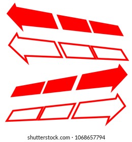 Arrow. icon, sign.Vector Illustration.
