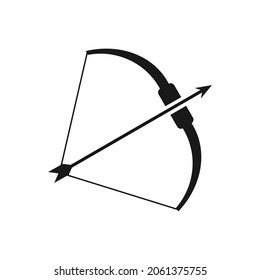 arrow icon. silhouette icon vector illustration