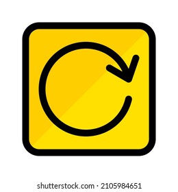 arrow icon with simple filled outline style
