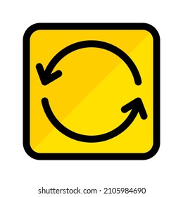 arrow icon with simple filled outline style
