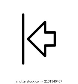 Pfeilsymbol: einfacher Rahmenstil für Website- und Anwendungsprojekte