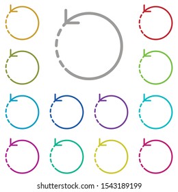 arrow icon. Simple thin line, outline vector element of Arrow icons set for UI and UX, website or mobile application on white background