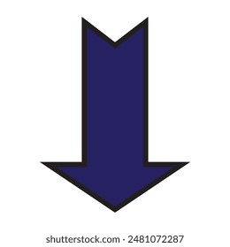 Arrow icon. simple arrow vector on white background. flat style arrow icon.  vector illustration. 