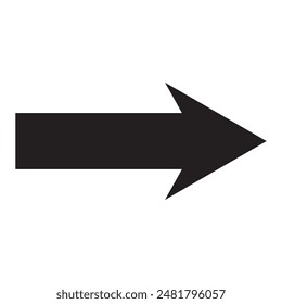 Arrow icon. simple arrow vector on white background. flat style arrow icon.  vector illustration. 

