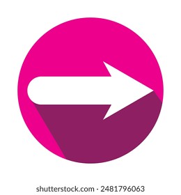 Arrow icon. simple arrow vector on white background. flat style arrow icon.  vector illustration. 

