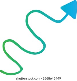 Icono de flecha Ilustración vectorial única