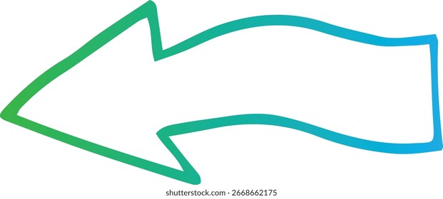 Icono de flecha Ilustración vectorial única