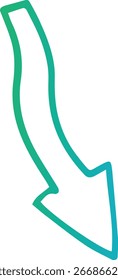 Arrow icon single vector illustration