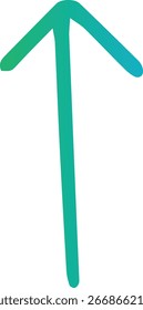 Icono de flecha Ilustración vectorial única