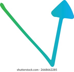 Arrow icon single vector illustration