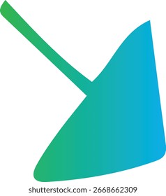 Ícone de seta para ilustração de vetor único