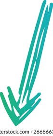 Icono de flecha Ilustración vectorial única