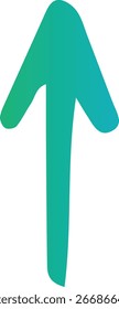 Arrow icon single vector illustration